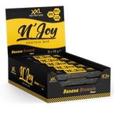 La barra de proteínas N'Joy sabor Banana Brownie, nutrición indulgente - XXL Nutrition Espana