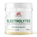 Electrolytes XXL Nutrition sabor mango y melocotón en formato 360 g con sal marina celta y minerales esenciales
