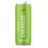 Energize! Verde sabor jengibre y limón de XXL Nutrition, bebida energética sin azúcar en lata de 330 ml
