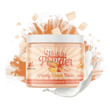 Flavor Powder XXL Nutrition sabor melocotón cremoso 250 g con virutas de chocolate blanco