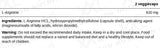 L-Arginina 415 mg (120 cápsulas)