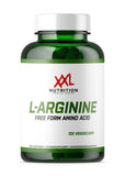 L-Arginine XXL Nutrition en cápsulas, aminoácido en forma libre con 120 cápsulas vegetales
