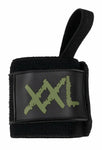 Muñequeras verdes de XXL Nutrition España, diseñadas para entrenamientos intensos.