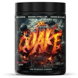 Quake Pre-Workout XXL Nutrition sabor Cola Cherry en formato 450 g con cafeína, citrulina y beta alanina
