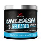 Atleta incrementando su energía con Unleash Reloaded Pre-Entreno de XXL Nutrition.